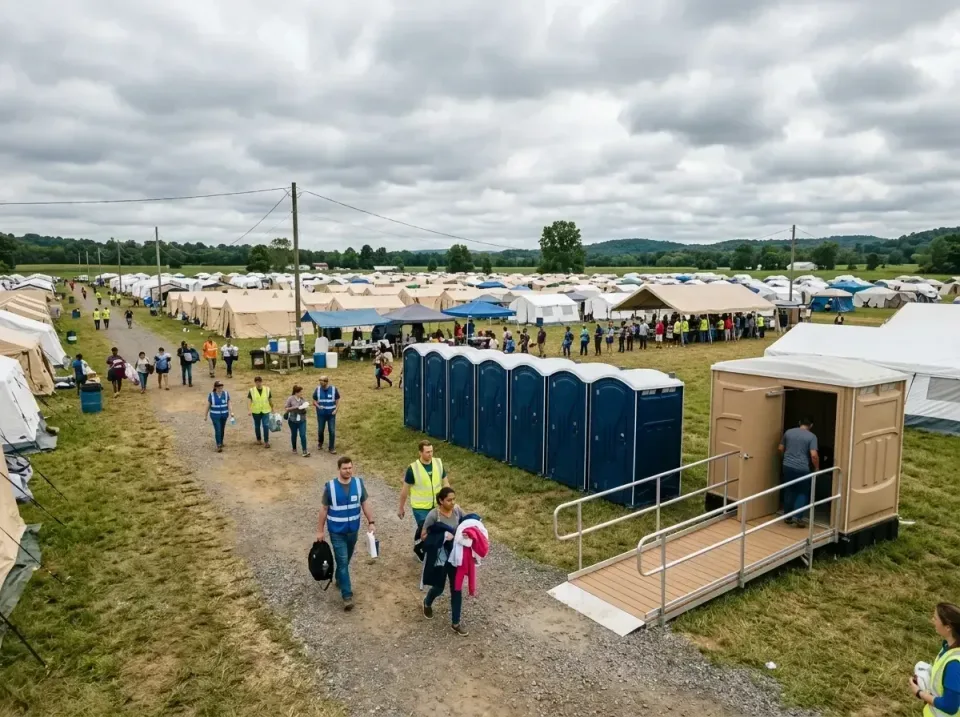 disaster-relief-camp-restrooms-010 — frequently asked questions, Dumpster & Portable Bathrooms Rental in Flowing Wells, AZ